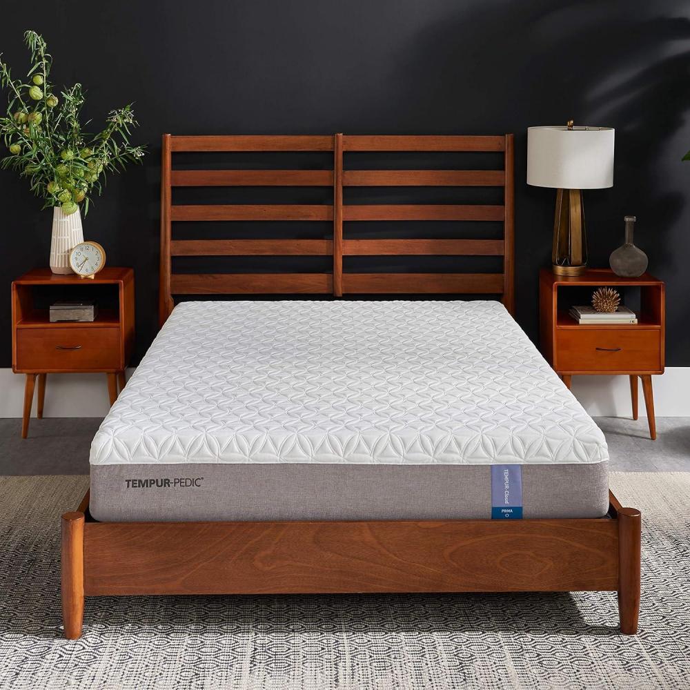 imageTEMPURPEDIC Cloud Prima MediumSoft Mattress Luxury Cooling Memory Foam Layers Queen Made in USA 10 Year WarrantyFull