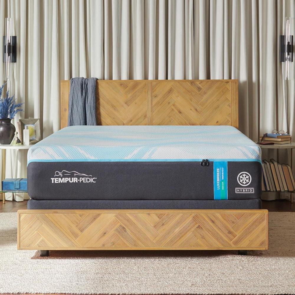 imageTempurPedic LuxBreeze 20 Medium Hybrid QueenBlue