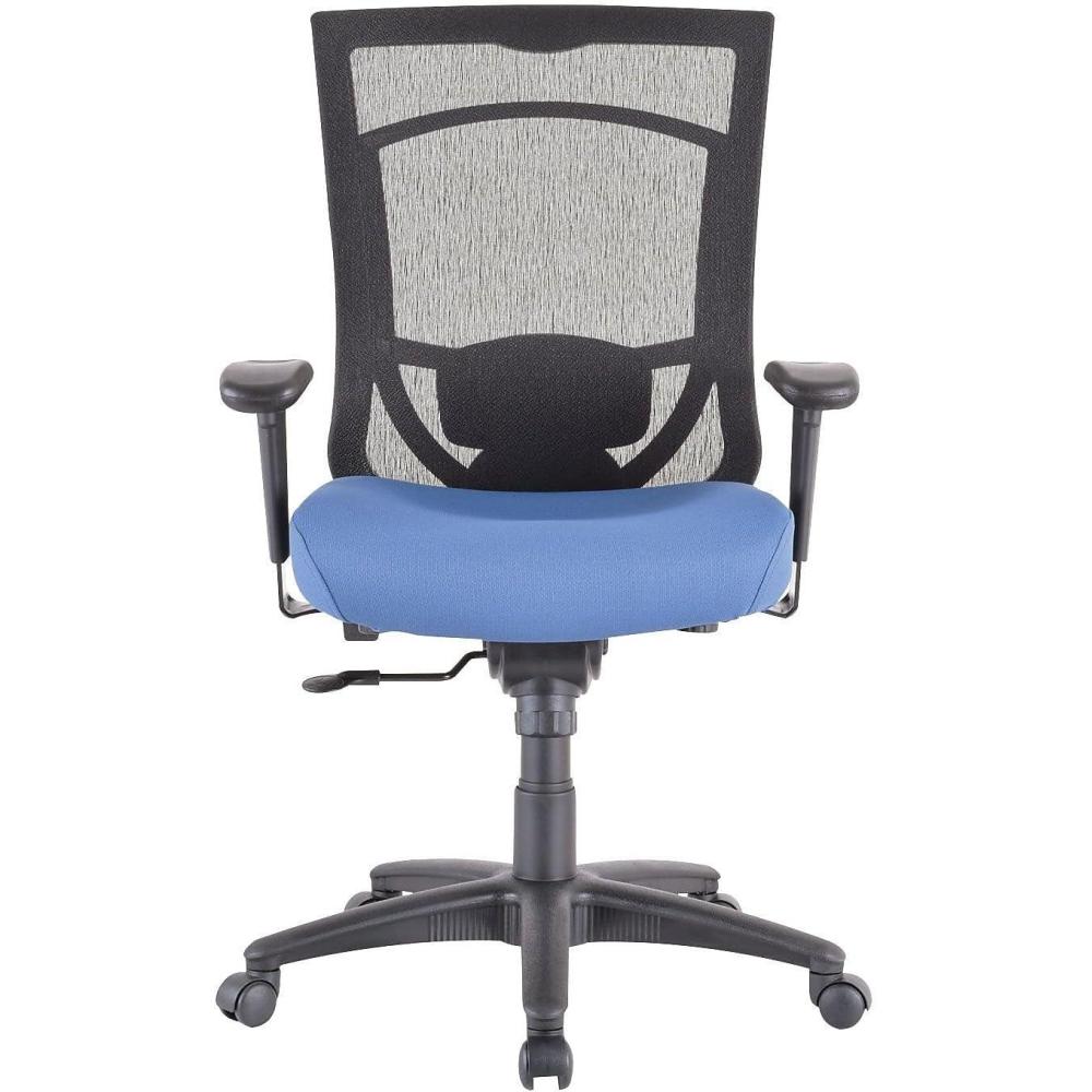 imageTempurPedic TP7000 Mesh Back Fabric Task Chair Black and Cobalt TP7000COBALTDenim
