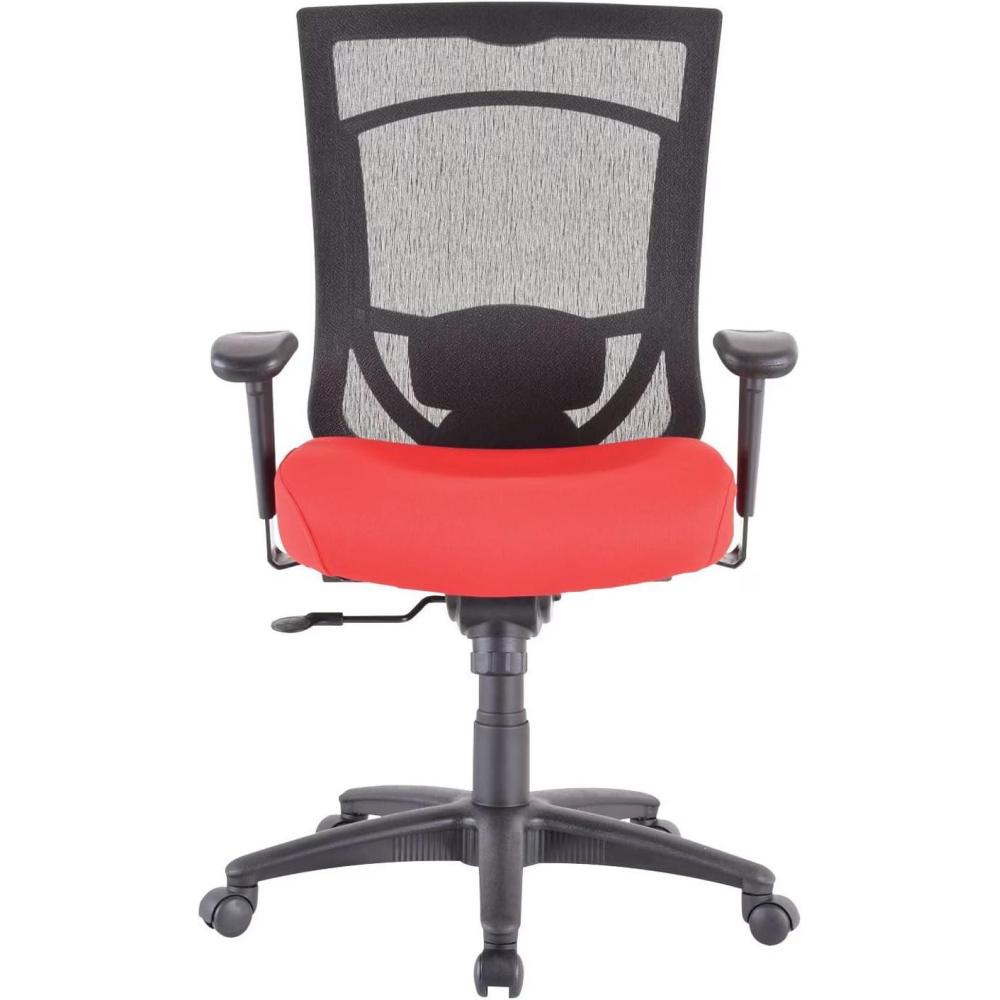 imageTempurPedic TP7000 Mesh Back Fabric Task Chair Black and Cobalt TP7000COBALTRed