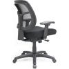 Eurotech Seating Apollo Mid-Back Swivel Ergonomic Office Chair with TEMPUR® Cushioned Seat and Mesh Back, 360-Degree Swivel Executive Task Office Chair, Black(Upgraded Seat with Authentic TEMPUR-Material)