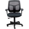 Eurotech Seating Apollo Mid-Back Swivel Ergonomic Office Chair with TEMPUR® Cushioned Seat and Mesh Back, 360-Degree Swivel Executive Task Office Chair, Black(Original Foam Seat)