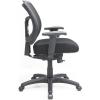 Eurotech Seating Apollo Mid-Back Swivel Ergonomic Office Chair with TEMPUR® Cushioned Seat and Mesh Back, 360-Degree Swivel Executive Task Office Chair, Black(Upgraded Seat with Authentic TEMPUR-Material)