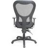 Eurotech Seating Apollo Multifunction High-Back Ergonomic Office Chair with Seat Slider, TEMPUR® Cushioned Seat, and Mesh Back, 360-Degree Swivel Executive Task Office Chair, Black(Upgraded Seat with Authentic TEMPUR-Material)