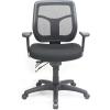 Eurotech Seating Apollo Multifunction Mid-Back Ergonomic Office Chair with TEMPUR® Cushioned Seat and Mesh Back, 360-Degree Swivel Executive Task Office Chair, Black(Upgraded Seat with Authentic TEMPUR-Material)