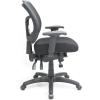 Eurotech Seating Apollo Multifunction Mid-Back Ergonomic Office Chair with TEMPUR® Cushioned Seat and Mesh Back, 360-Degree Swivel Executive Task Office Chair, Black(Upgraded Seat with Authentic TEMPUR-Material)
