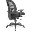 Eurotech Seating Apollo Multifunction Mid-Back Ergonomic Office Chair with TEMPUR® Cushioned Seat and Mesh Back, 360-Degree Swivel Executive Task Office Chair, Black(Upgraded Seat with Authentic TEMPUR-Material)
