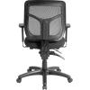 Eurotech Seating Apollo Multifunction Mid-Back Ergonomic Office Chair with TEMPUR® Cushioned Seat and Mesh Back, 360-Degree Swivel Executive Task Office Chair, Black(Original Foam Seat)