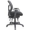 Eurotech Seating Apollo Multifunction Swivel Ergonomic Office Chair with Seat Slider, TEMPUR® Cushioned Seat, and Mesh Back, 360-Degree Swivel Executive Task Office Chair, Black(Upgraded Seat with Authentic TEMPUR-Material)