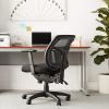 Eurotech Seating Apollo Multifunction Swivel Ergonomic Office Chair with Seat Slider, TEMPUR® Cushioned Seat, and Mesh Back, 360-Degree Swivel Executive Task Office Chair, Black(Original Foam Seat)