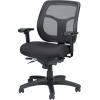 Eurotech Seating Apollo Multifunction Swivel Ergonomic Office Chair with Seat Slider, TEMPUR® Cushioned Seat, and Mesh Back, 360-Degree Swivel Executive Task Office Chair, Black(Original Foam Seat)