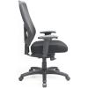 Eurotech Seating Apollo Synchro Swivel High-Back Ergonomic Office Chair with TEMPUR® Cushioned Seat and Mesh Back, 360-Degree Swivel Executive Task Office Chair, Black(Upgraded Seat with Authentic TEMPUR-Material)