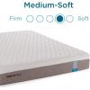 TEMPUR-PEDIC Cloud Prima Medium-Soft Mattress, Luxury Cooling Memory Foam Layers, Queen, Made in USA, 10 Year Warranty.(California King)