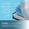 TEMPUR-PRObreeze Medium Hybrid Mattress, Queen, 12 inch Memory Foam Hybrid