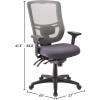 Tempur-Pedic Adjustable Task Chair, Cobalt(Agate Grey)