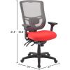 Tempur-Pedic Adjustable Task Chair, Cobalt(Red)