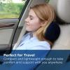 Tempur-Pedic All-Purpose Memory Foam Travel Pillow, Peanut-Shaped Lumbar Pillow for Neck and Back Pressure Relief, Navy(Pillow)