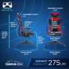 Tempur-Pedic Blaze Auto-Adaptive Ergonomic Gaming Chair with Lumbar Support and 3D Armrest Adjustment, Cooling Racing Style Gaming Chair, Blue(Red)