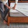 Tempur-Pedic Cool Luxury Mattress Protector, Queen, White(Queen)