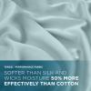 Tempur-Pedic Cool Luxury Sheet Set, Queen, Silver Sconce(Ether)