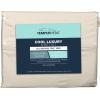 Tempur-Pedic Cool Luxury Sheet Set, Queen, Silver Sconce(Sand Dollar)