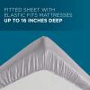 Tempur-Pedic Cool Luxury Sheet Set, Queen, Silver Sconce(Silver Sconce)