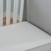 Tempur-Pedic Cool Tot Cooling Fitted Waterproof Infant and Baby Crib Mattress Protector Pad & Toddler Bed Cover, Comfortable and Luxurious Topper, Machine Washable and Dryer Friendly, 52” x 28”- White(Crib (Pack of 1))