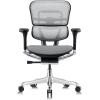 Tempur-Pedic Ergohuman GEN2 Mid Back Ergonomic Office Chair Seat, Adjustable Arms, Seat Height, Tilt Lock and Lumbar Support, Mesh Back, Blue(Grey)