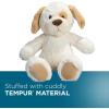 Tempur-Pedic TEMPUR-Plush Puppy Stuffed Animal, White 16 inches(Puppy)