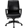 Tempur-Pedic TP300 High-Back Ergonomic Leather Swivel Office Chair, Adjustable Tilt & Height, Black(Mid Back)