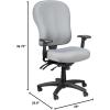 Tempur-Pedic TP4000 Ergonomic Fabric Mid-Back Task Chair, Olive (TP4000-OLIVE)(Grey)