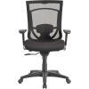 Tempur-Pedic TP7000 Mesh Back Fabric Task Chair, Black and Cobalt (TP7000-COBALT)(Coal)
