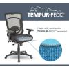 Tempur-Pedic TP7000 Mesh Back Fabric Task Chair, Black and Cobalt (TP7000-COBALT)(Cobalt)