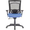 Tempur-Pedic TP7000 Mesh Back Fabric Task Chair, Black and Cobalt (TP7000-COBALT)(Denim)