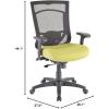Tempur-Pedic TP7000 Mesh Back Fabric Task Chair, Black and Cobalt (TP7000-COBALT)(Green)
