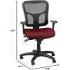 Tempur-Pedic TP8000 Mesh Task Chair, Burgundy (TP8000-BURG)(Burgundy)