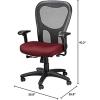 Tempur-Pedic TP9000 Mesh Swivel Task Chair, Burgundy