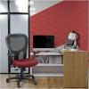 Tempur-Pedic TP9000C Mesh Swivel Task Chair with Tempur Material, Cooling Gel Layer, Adjustable Armrests, and Lumbar Support, Olive(Burgundy)