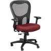 Tempur-Pedic TP9000C Mesh Swivel Task Chair with Tempur Material, Cooling Gel Layer, Adjustable Armrests, and Lumbar Support, Olive(Burgundy)
