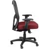 Tempur-Pedic TP9000C Mesh Swivel Task Chair with Tempur Material, Cooling Gel Layer, Adjustable Armrests, and Lumbar Support, Olive(Burgundy)
