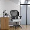 Tempur-Pedic TP9000C Mesh Swivel Task Chair with Tempur Material, Cooling Gel Layer, Adjustable Armrests, and Lumbar Support, Olive(Grey)