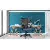 Tempur-Pedic TP9000C Mesh Swivel Task Chair with Tempur Material, Cooling Gel Layer, Adjustable Armrests, and Lumbar Support, Olive(Navy)
