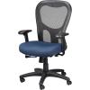 Tempur-Pedic TP9000C Mesh Swivel Task Chair with Tempur Material, Cooling Gel Layer, Adjustable Armrests, and Lumbar Support, Olive(Navy)