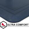 Tempur-Pedic Ultra Comfort Anti-Fatigue Frame Pewter 1′ 8″ x 3′ 6″ Kitchen Floor Mat Cushioned Ergonomic Standing Desk Mat Waterproof Non-Skid Foam(Frame Denim Blue)