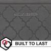 Tempur-Pedic Ultra Comfort Anti-Fatigue Frame Pewter 1′ 8″ x 3′ 6″ Kitchen Floor Mat Cushioned Ergonomic Standing Desk Mat Waterproof Non-Skid Foam(Lattice Gray)