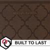 Tempur-Pedic Ultra Comfort Anti-Fatigue Frame Pewter 1′ 8″ x 3′ 6″ Kitchen Floor Mat Cushioned Ergonomic Standing Desk Mat Waterproof Non-Skid Foam(Lattice Dark Brown)