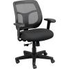 Eurotech Seating Apollo Mid-Back Swivel Ergonomic Office Chair with TEMPUR® Cushioned Seat and Mesh Back, 360-Degree Swivel Executive Task Office Chair, Black(Original Foam Seat)