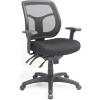 Eurotech Seating Apollo Multifunction Mid-Back Ergonomic Office Chair with TEMPUR® Cushioned Seat and Mesh Back, 360-Degree Swivel Executive Task Office Chair, Black(Upgraded Seat with Authentic TEMPUR-Material)