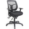 Eurotech Seating Apollo Multifunction Swivel Ergonomic Office Chair with Seat Slider, TEMPUR® Cushioned Seat, and Mesh Back, 360-Degree Swivel Executive Task Office Chair, Black(Upgraded Seat with Authentic TEMPUR-Material)