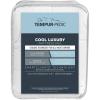 Tempur-Pedic Cool Luxury Mattress Pad, King, White(King)